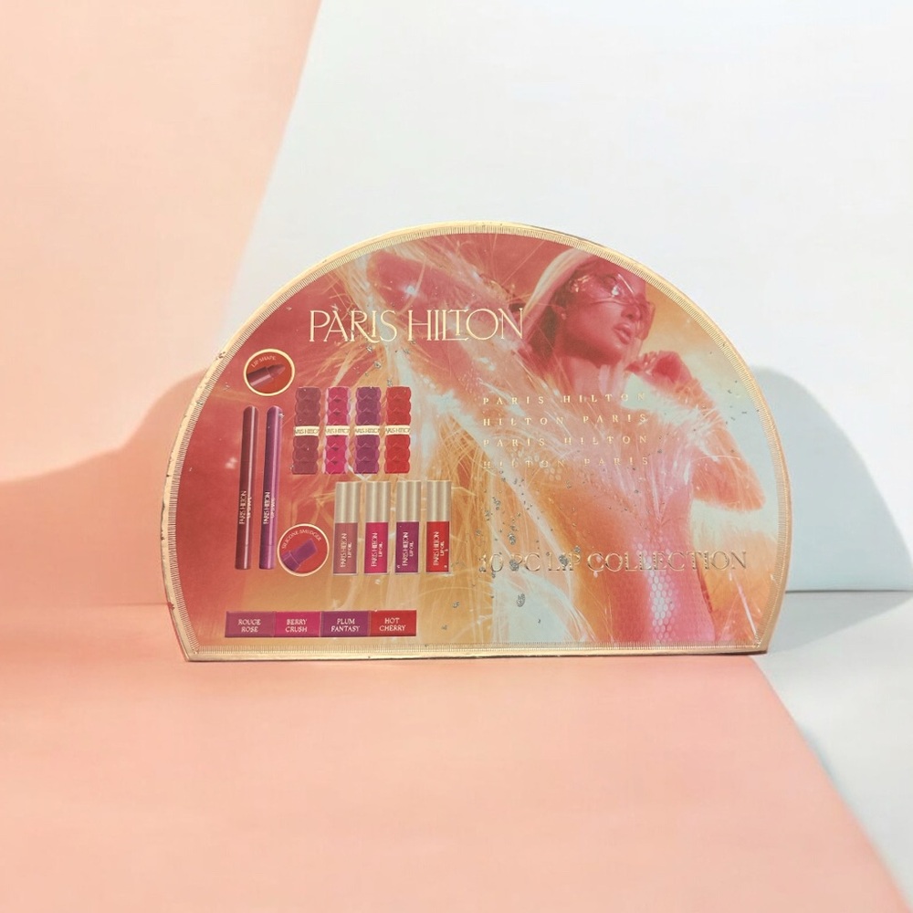 Paris Hilton Lip and Gloss Set in Pink and Orange